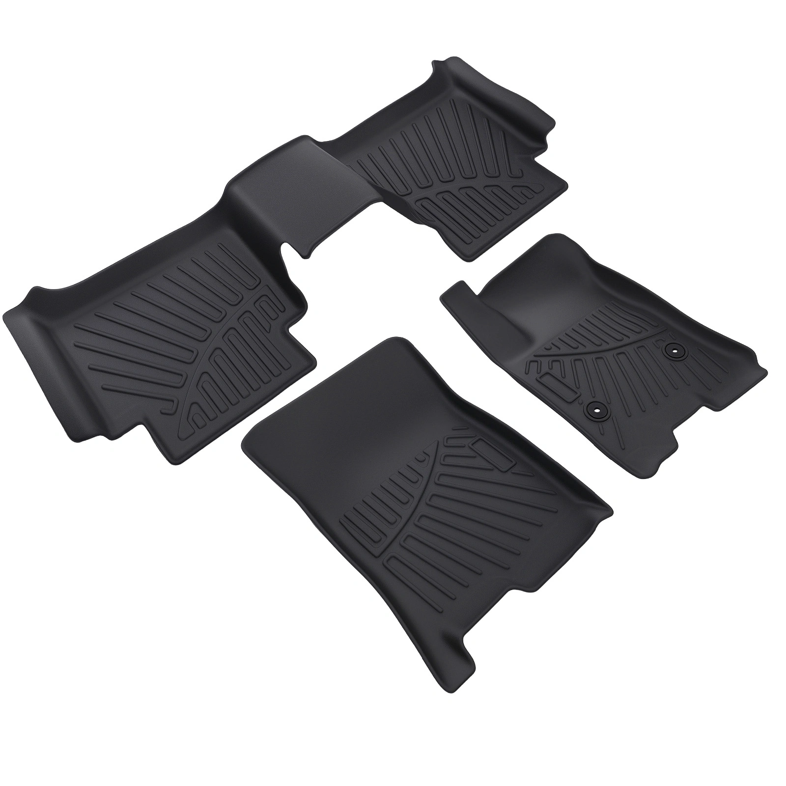 3x Front & Rear Interior Floor Mats Carpet Kit fit for Chevy Colorado 2023-2025 view 6