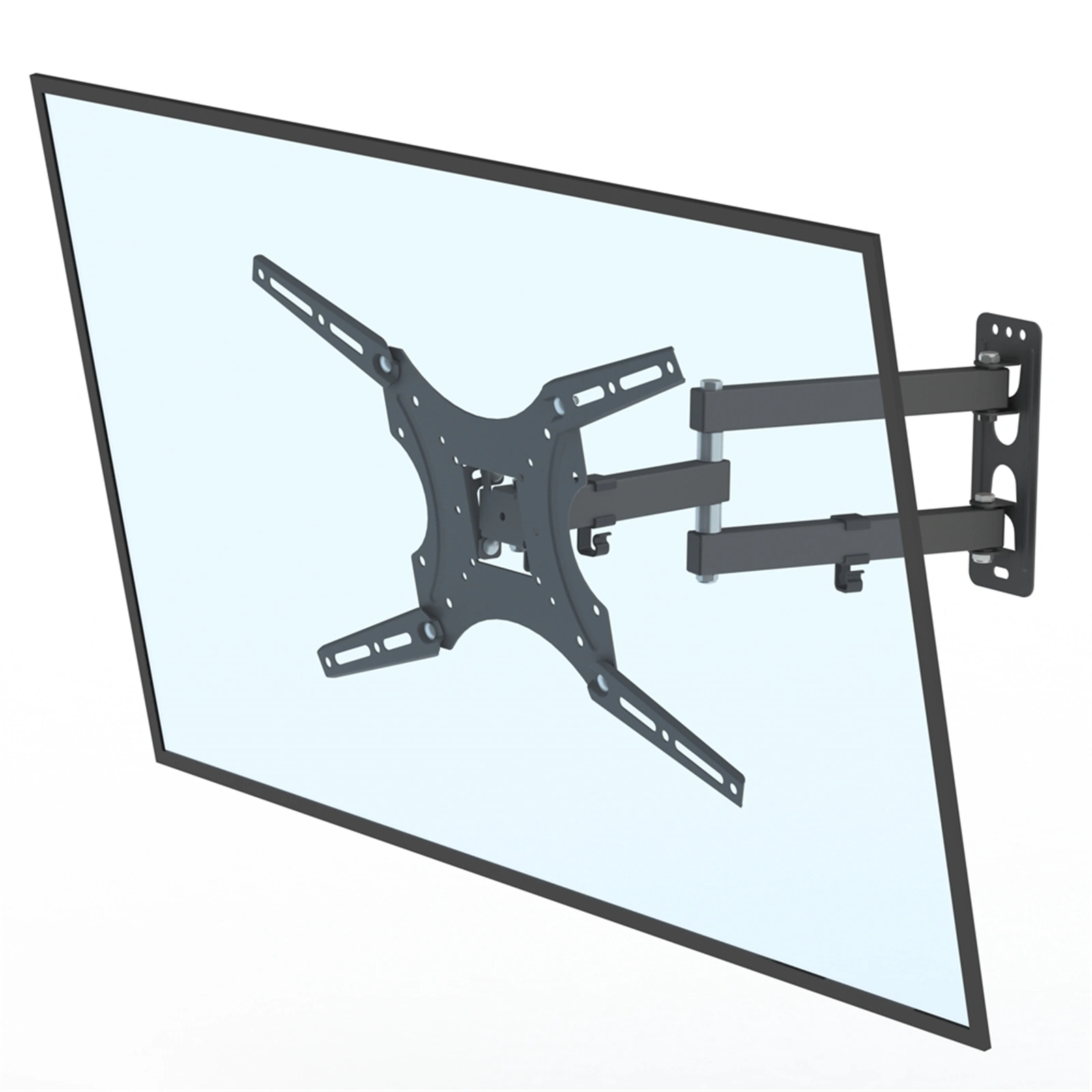 26-55" Adjustable Wall Mount Bracket Rotatable TV Stand TMX400 with Spirit Level view 4