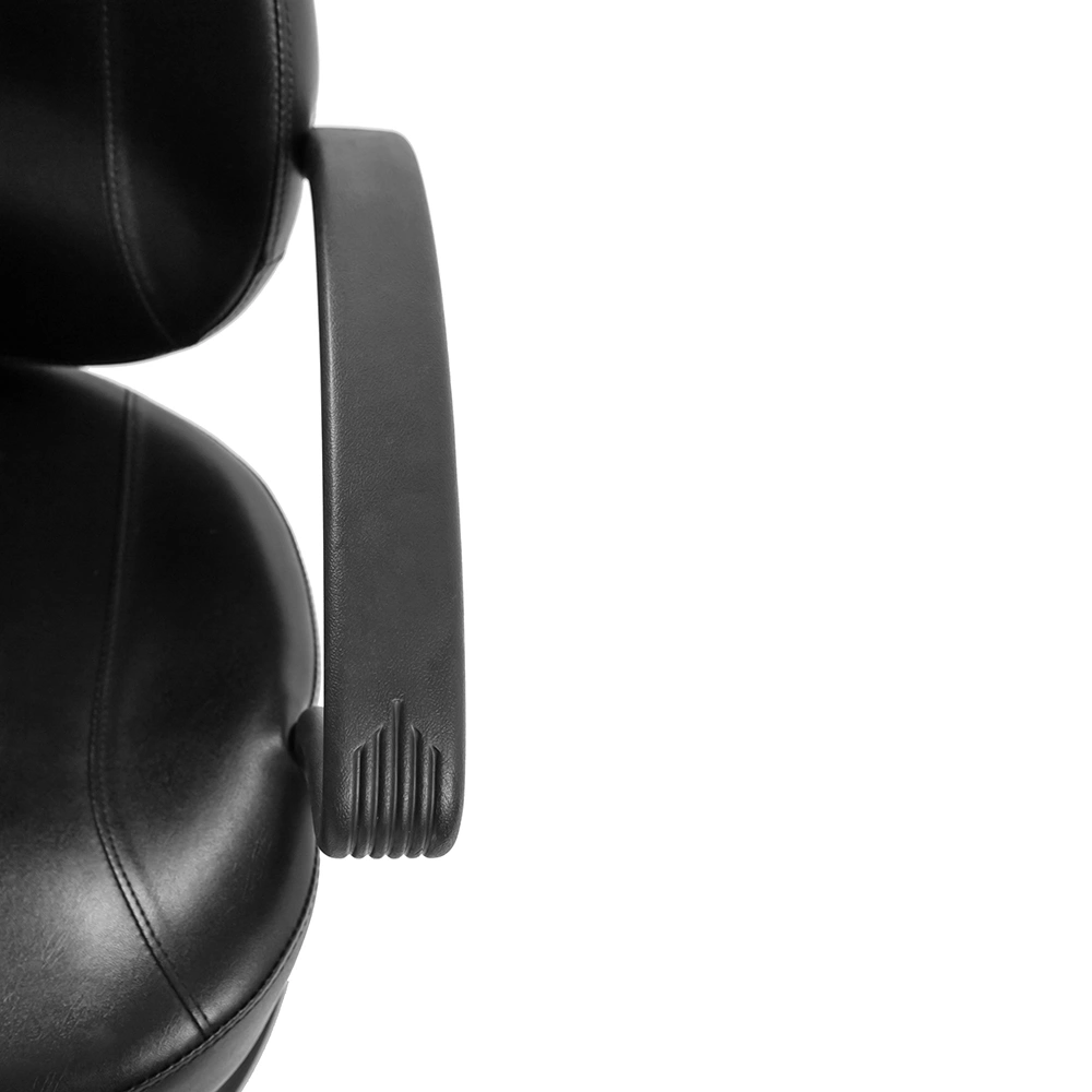 8801 Hydraulic Barber Chair for Women Black Professional Salon Styling Chair with Footrest view 2