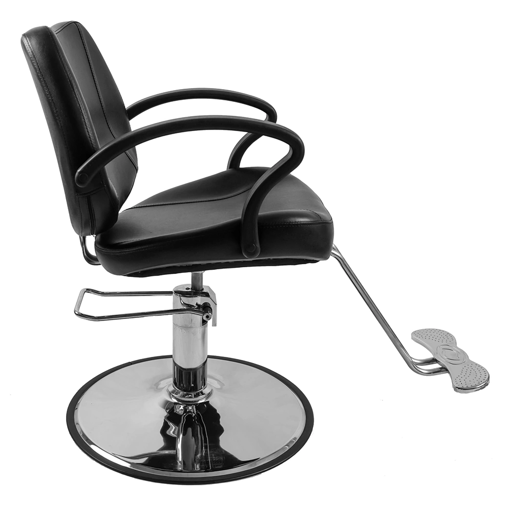 8801 Hydraulic Barber Chair for Women Black Professional Salon Styling Chair with Footrest view 8
