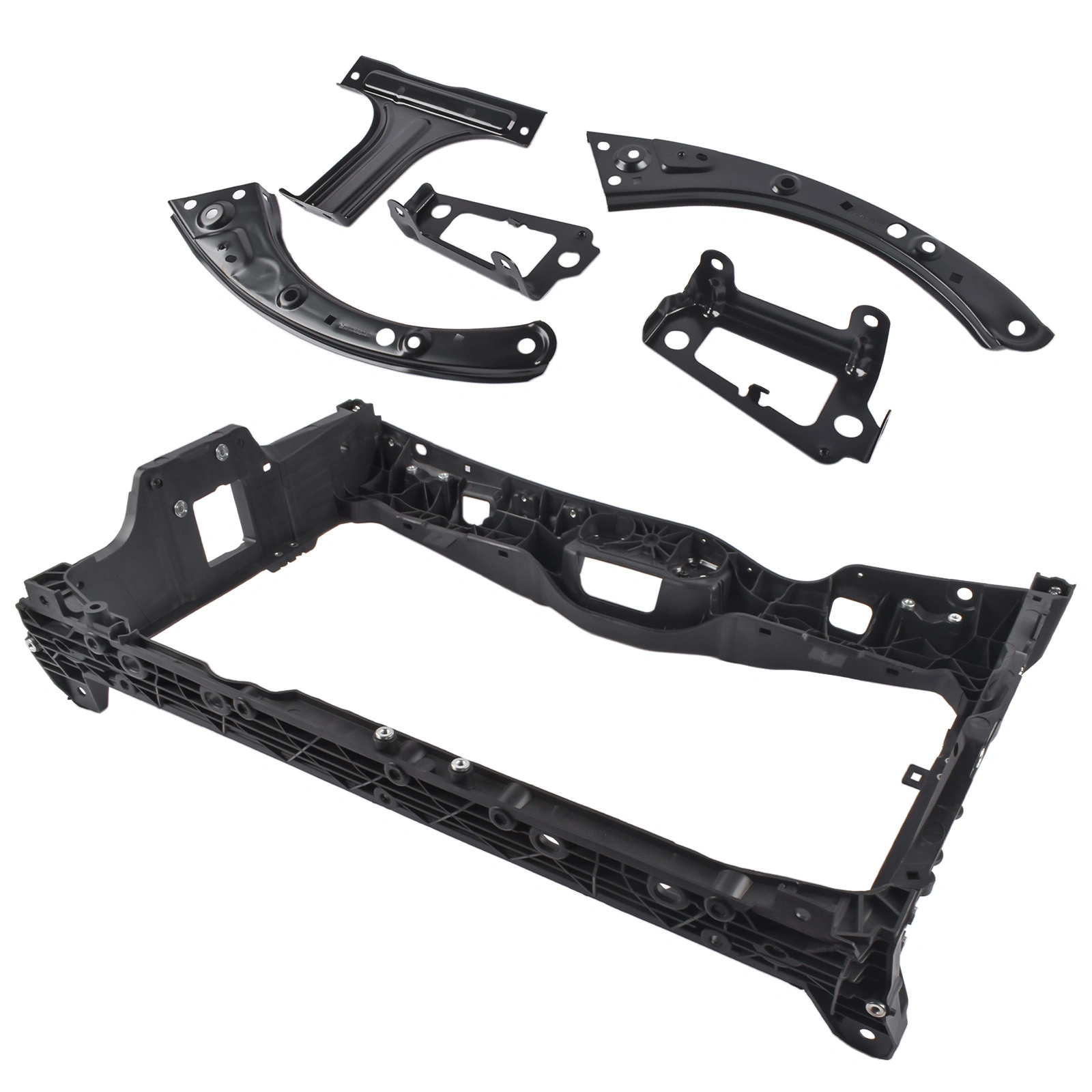 6 PCS Set Radiator Core Support with Bracket Replacement for Honda Civic 2022-2025 71411-T22-A01 71413-T20-A00 view 4