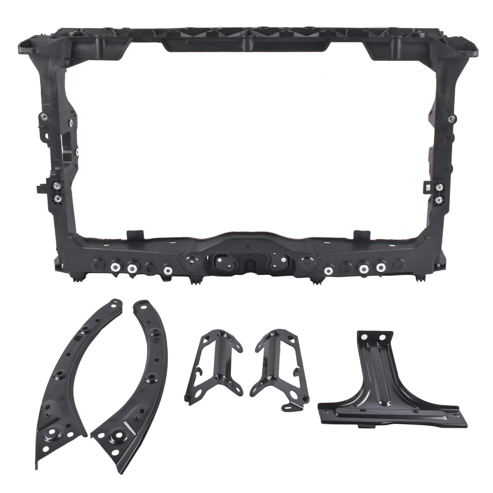 6 PCS Set Radiator Core Support with Bracket Replacement for Honda Civic 2022-2025 71411-T22-A01 71413-T20-A00 view 5