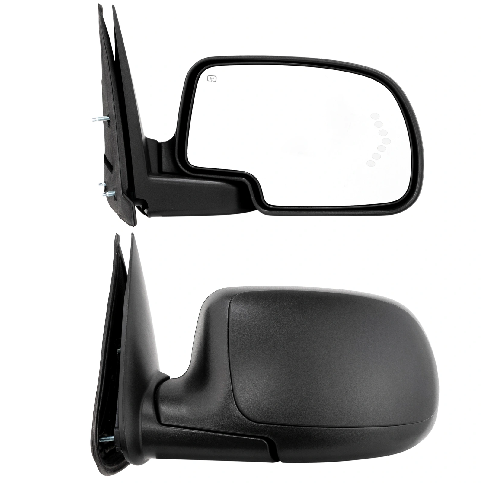 Power Heated Turn Signal LH RH pair Door Side View Mirrors For 2003-07 GMC Chevy view 10