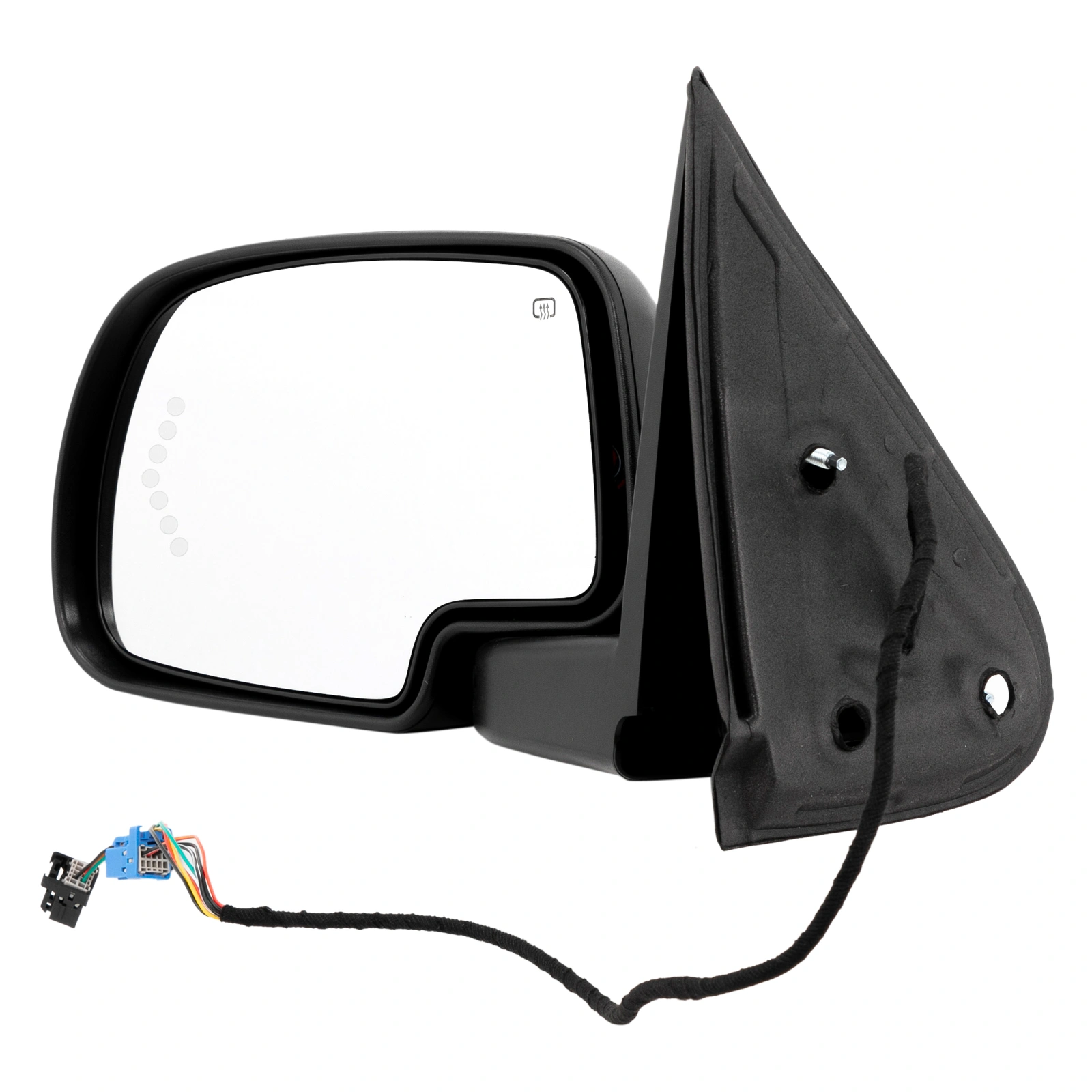 Power Heated Turn Signal LH RH pair Door Side View Mirrors For 2003-07 GMC Chevy view 11