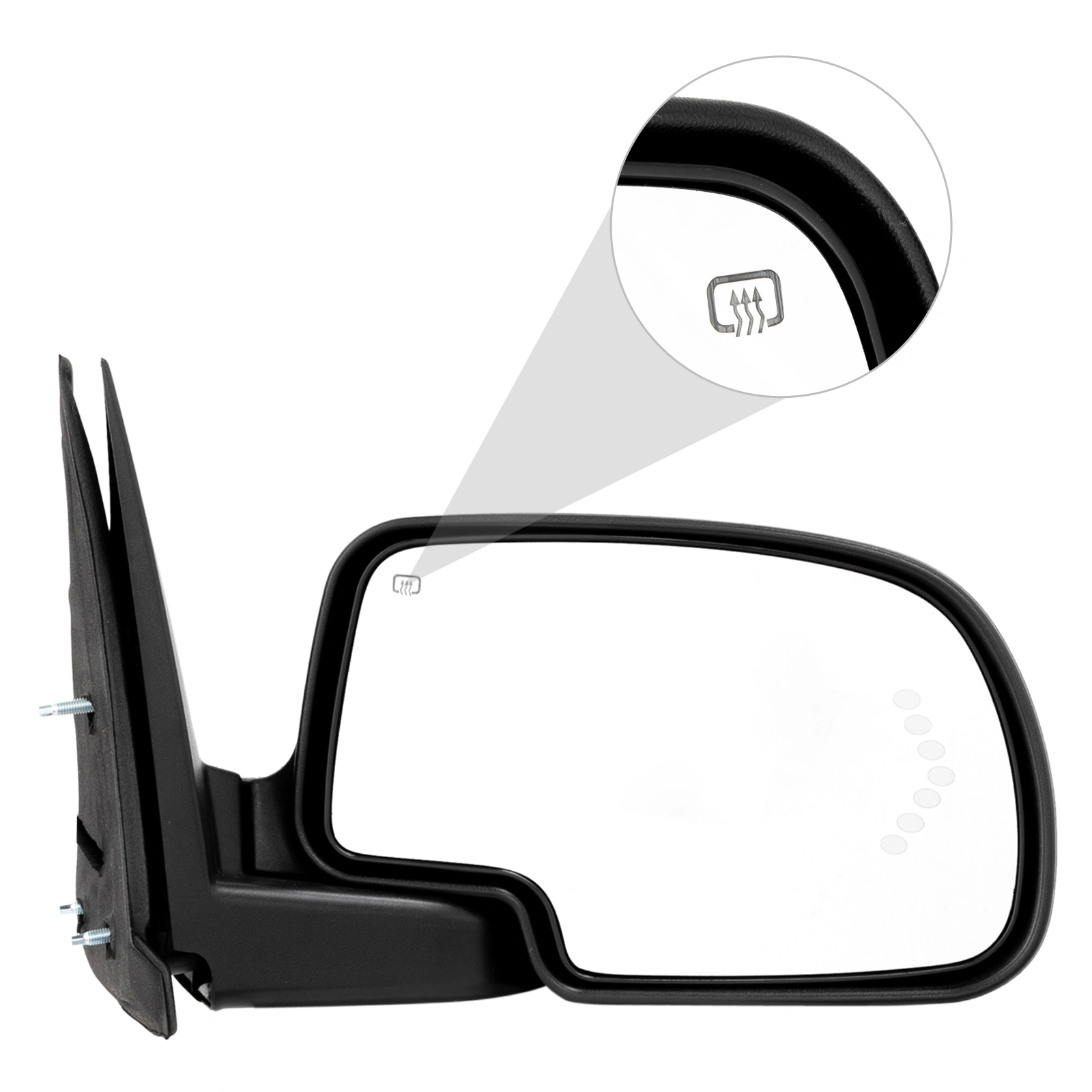 Power Heated Turn Signal LH RH pair Door Side View Mirrors For 2003-07 GMC Chevy view 4