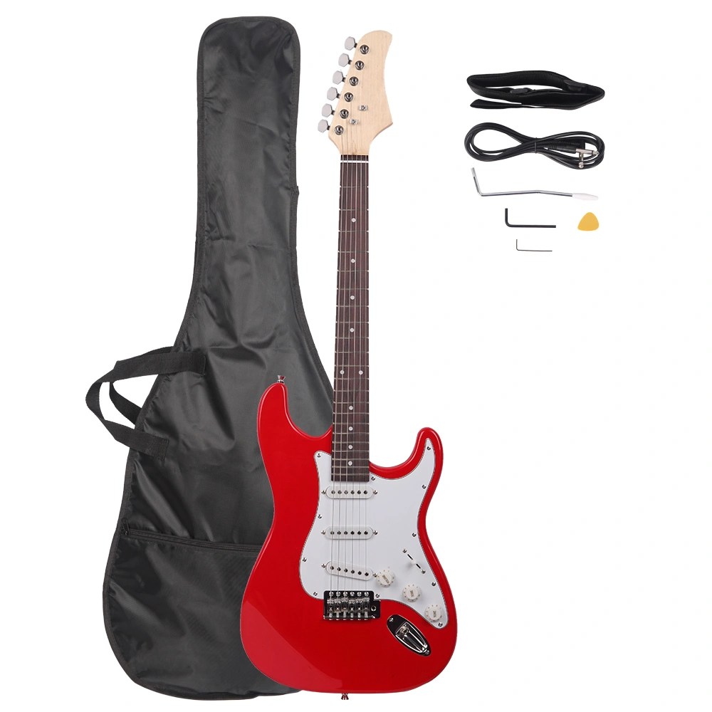 Rosewood Fingerboard Electric Guitar with Shoulder Strap / Guitar Bag / Picks / Cord / Hex Wrench Re view 2