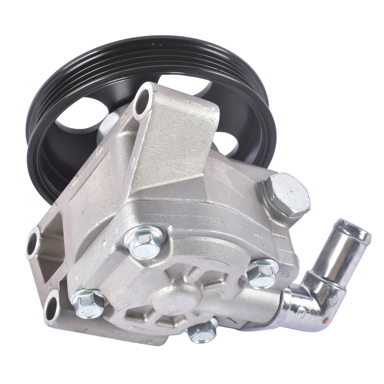 Aluminum Power Steering Pump with Pulley for Ford Transit-150 250 350 350 HD 2015-2024 3.5L 3.7L CK4Z3A674A CK4Z3A674B view 6