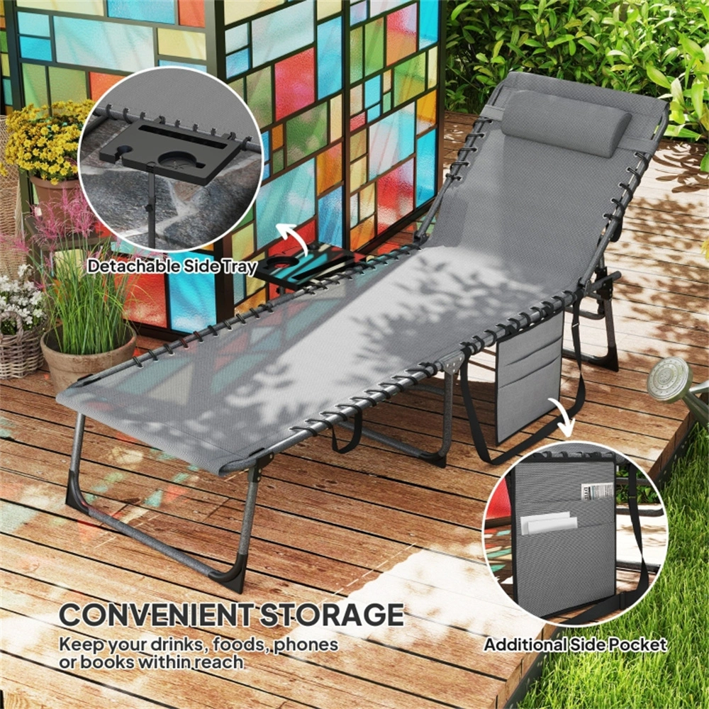 Multi-Function Armchair Office Chair Camping Fishing Chair for Indoor Outdoor Use view 4