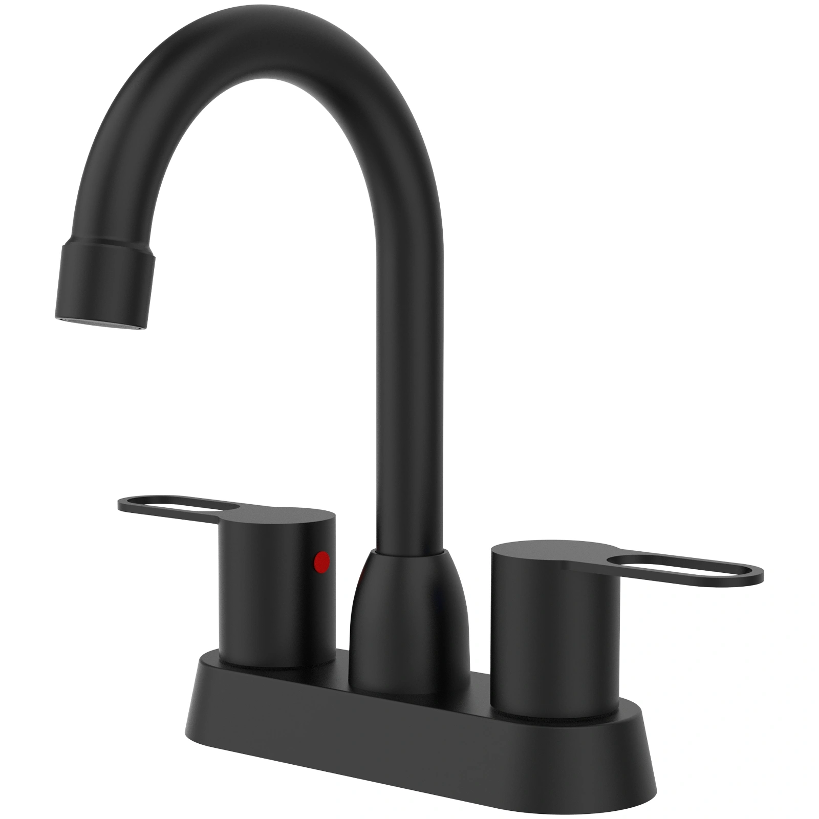 2 Handles Bathroom Sink Faucet, Matte Black Centerset RV Bathroom Faucets for 3 Hole [pop-up drain and hose not included][Unable ship on weekends, TK/TEMU only for pickup, only TX10643 warehouse supports GOFO]