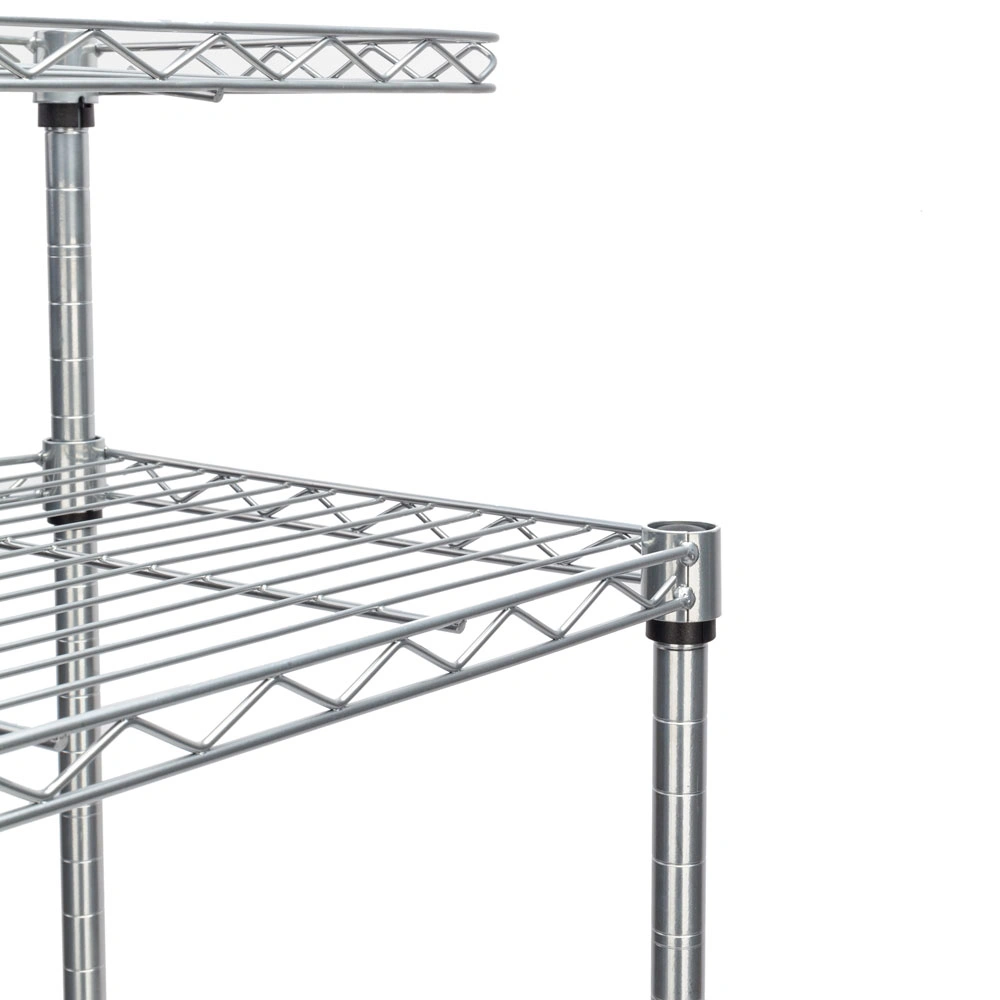 4 Layer Adjustable Kitchen Bakers Rack Shelf Microwave Oven Stand Storage Cart view 6