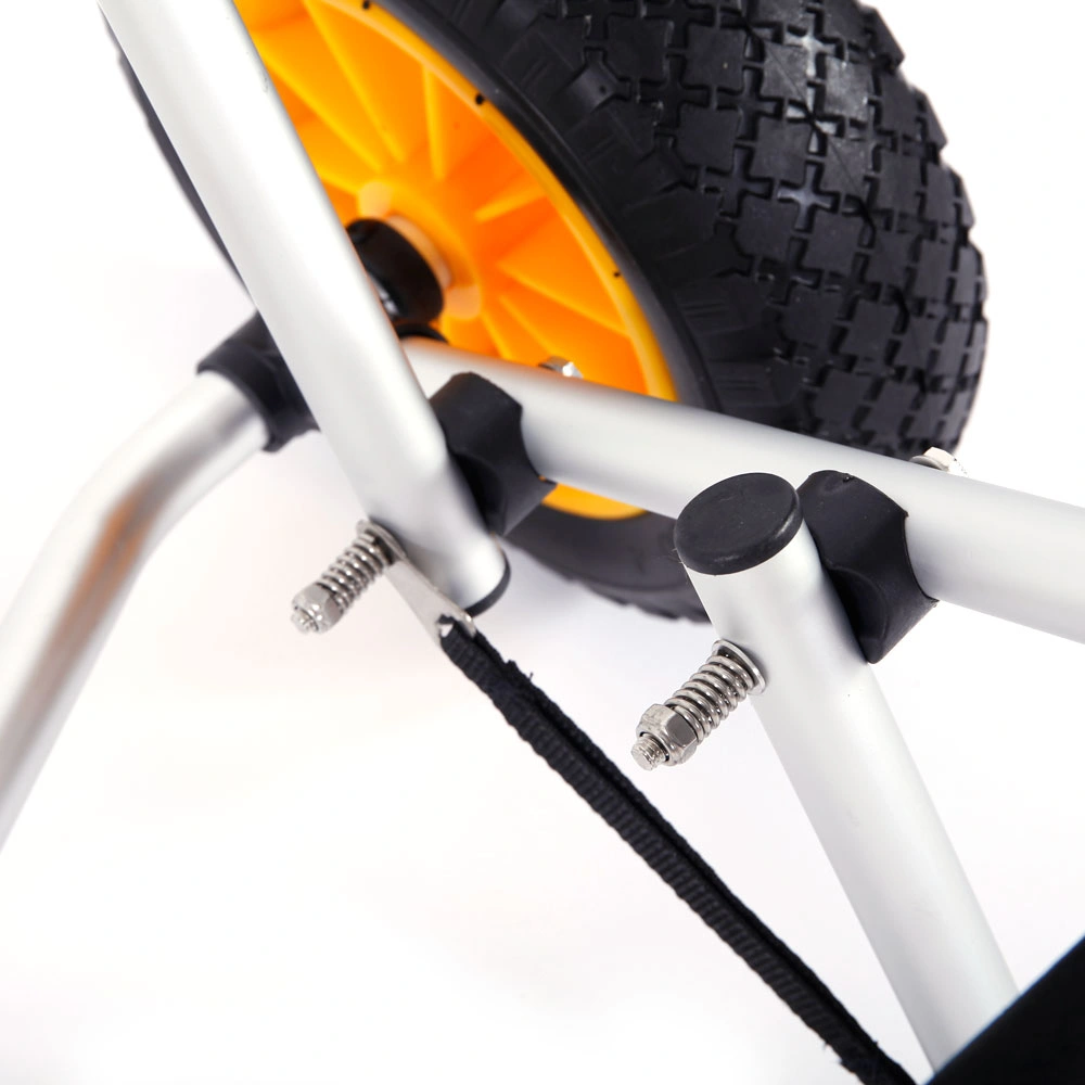 1.5MM Bend Aluminum Alloy Canoeing Trailer Cart Silver view 2