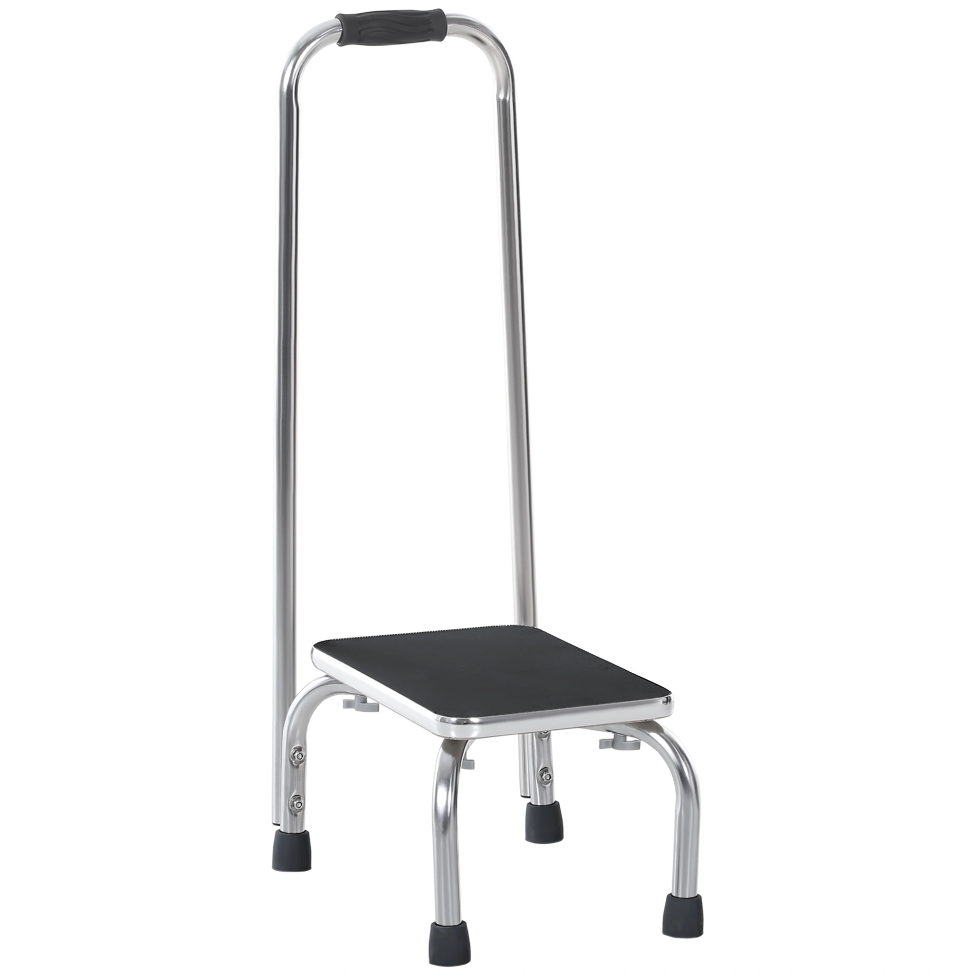 Step Stool Portable, 2-Tier Folding Stool with Non-Slip Feet for Home, Kitchen, Bathroom, Lightweight view 3