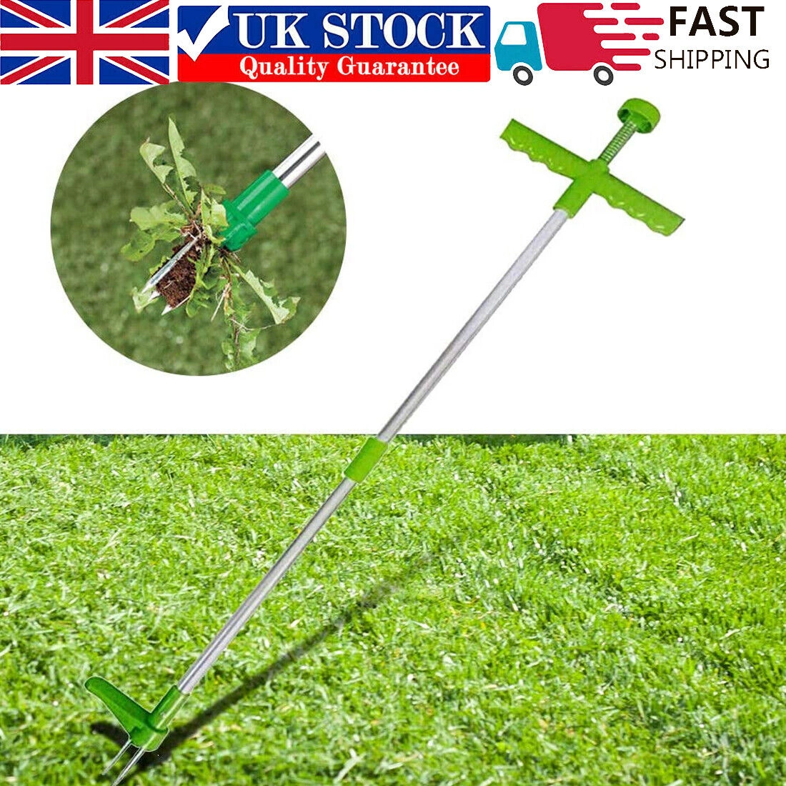 Weed Puller Tool - Twist Weeder for Garden & Lawn, Root Remover Claw for Easy Extraction view 2