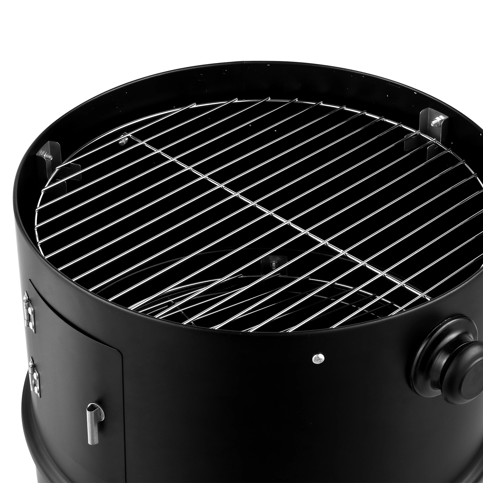 80*41*48cm Iron Spray Smoker Carbon Grill Black view 17