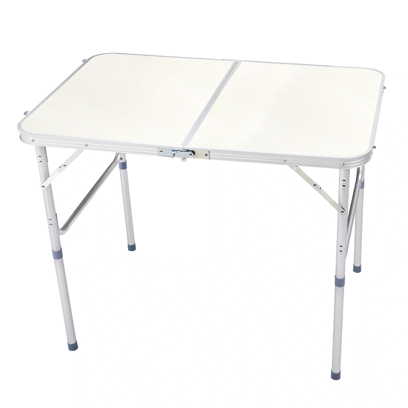 White Aluminum Alloy Folding Table 90x60x70cm Home Use Foldable Table Outdoor Camping Party Table view 14
