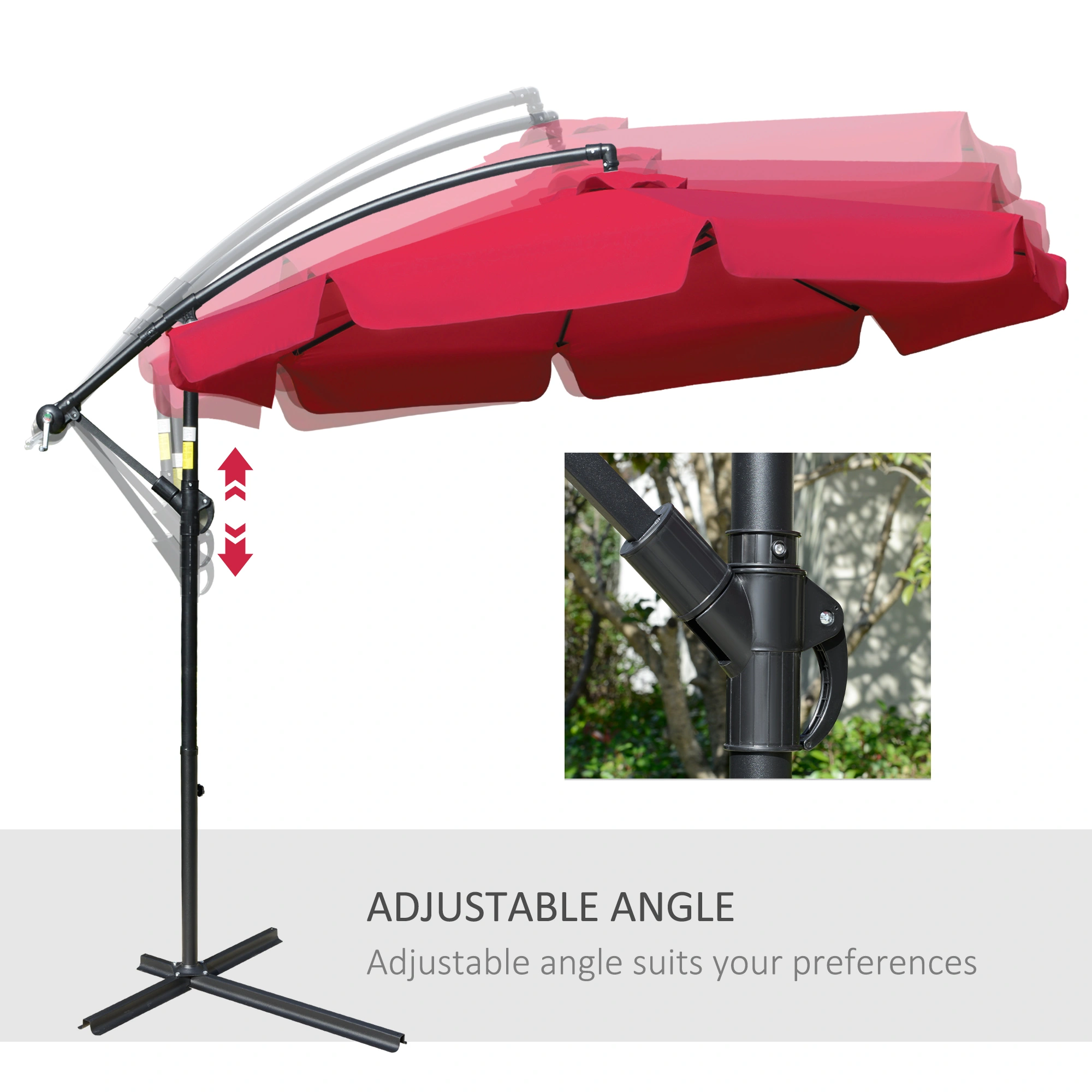 Compact Wall Mounted Umbrella Stand - Space Saving Rain Umbrella Hook Rack with Water Catcher for Hallway view 2