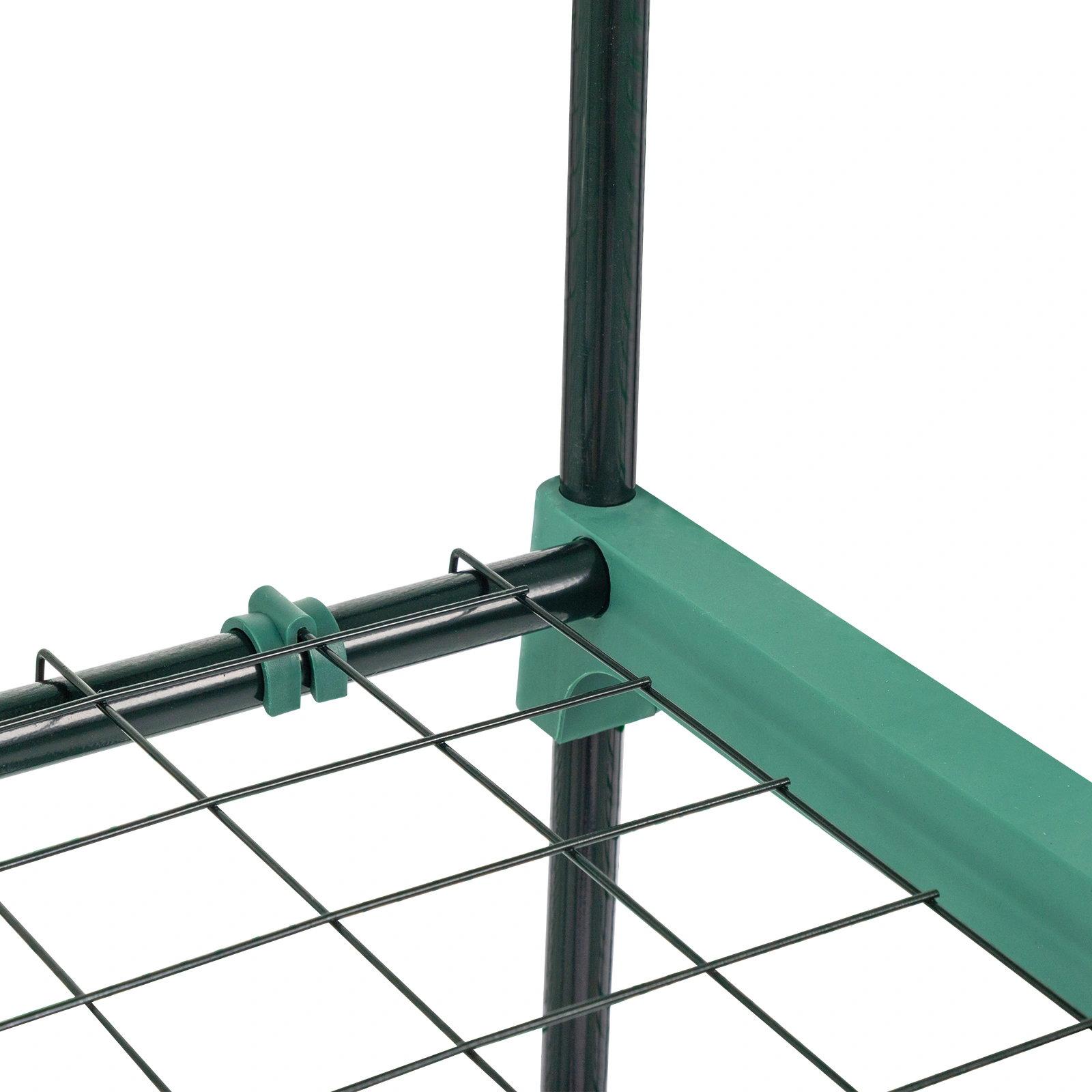 69x49x160cm Black Iron Pipe Pointed Mini Flower Stand With 4 Layers Of Grid, With Zipper Rolling Door, PE Cloth Green House view 30
