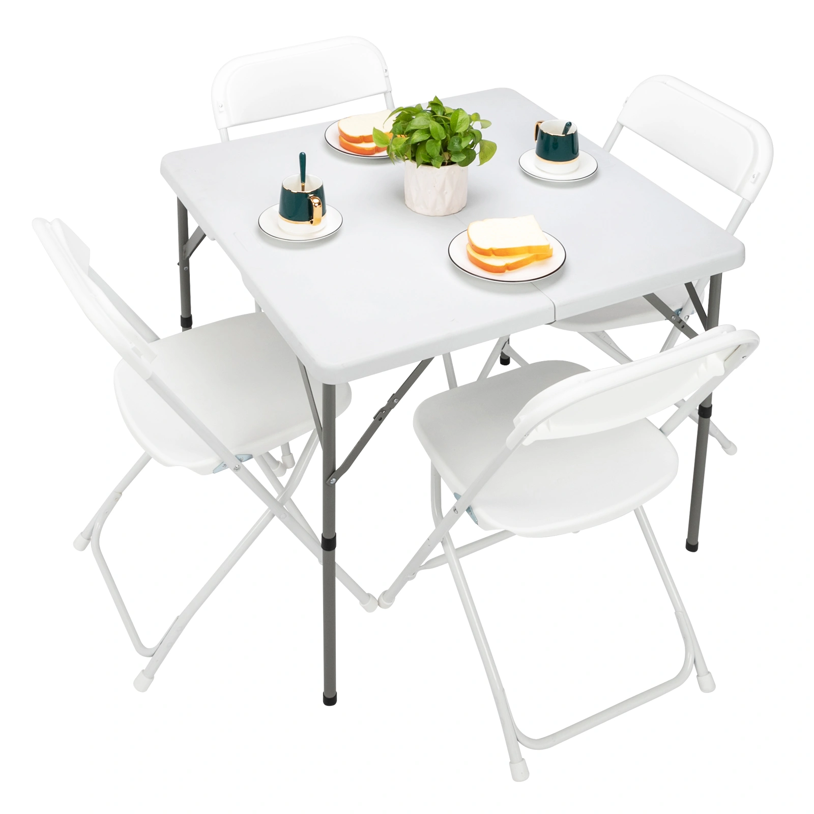 34" Blow Molding Foldable Square Table view 10