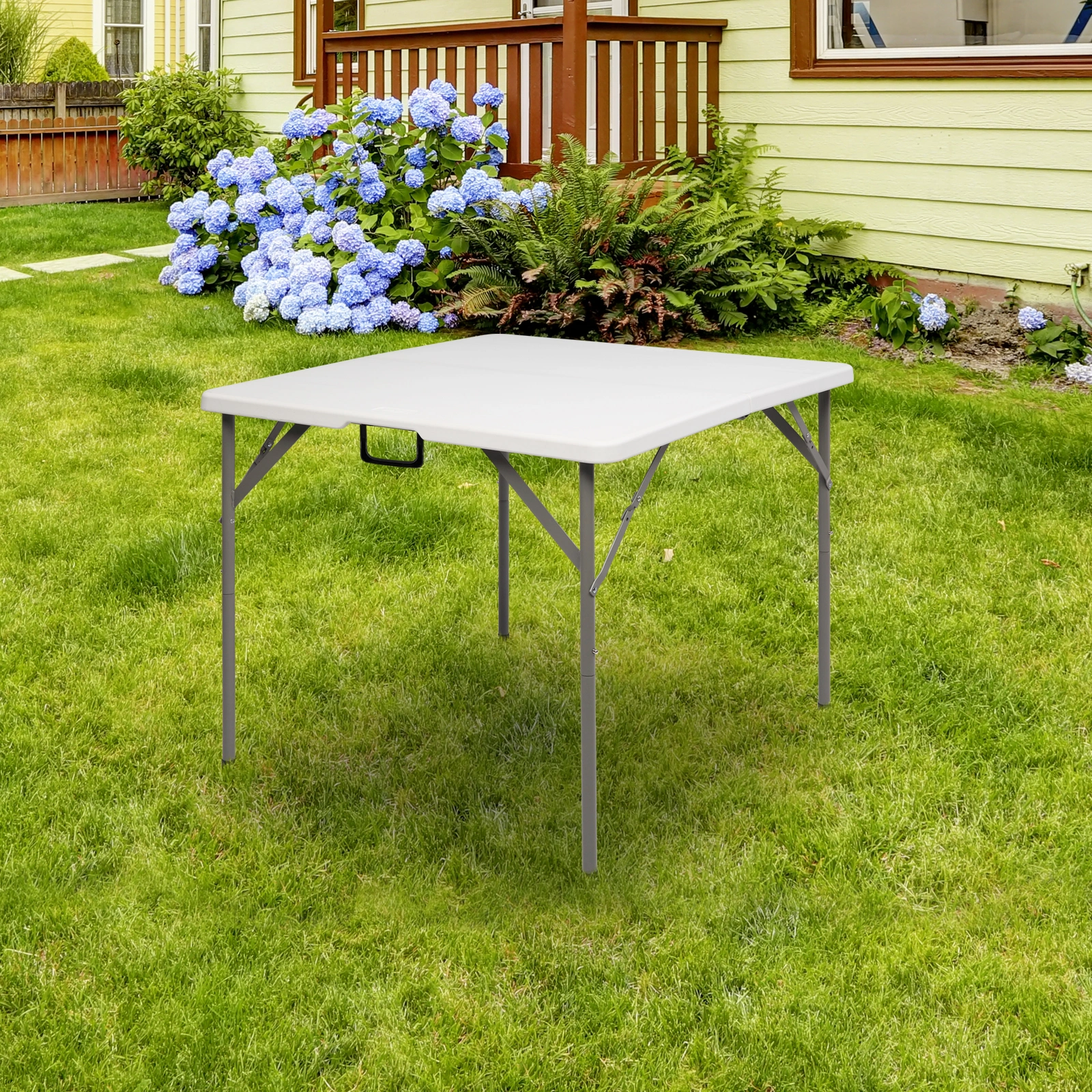 34" Blow Molding Foldable Square Table view 17