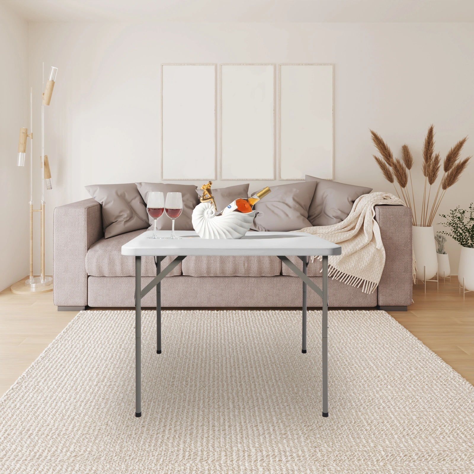 34" Blow Molding Foldable Square Table view 21