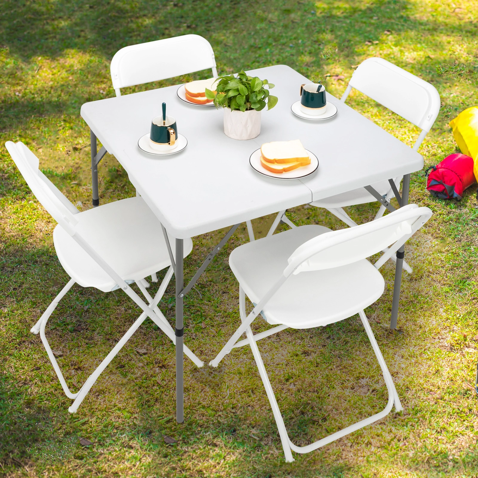 34" Blow Molding Foldable Square Table view 22