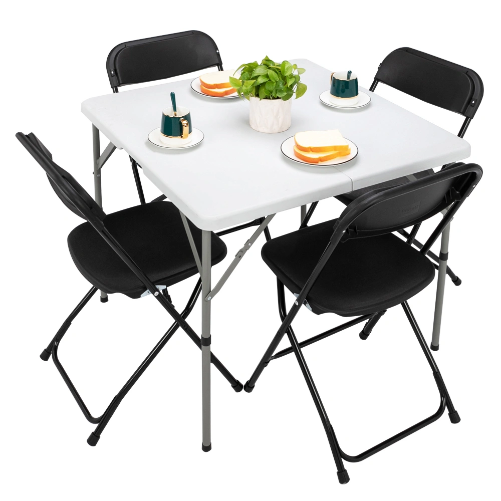 34" Blow Molding Foldable Square Table view 38