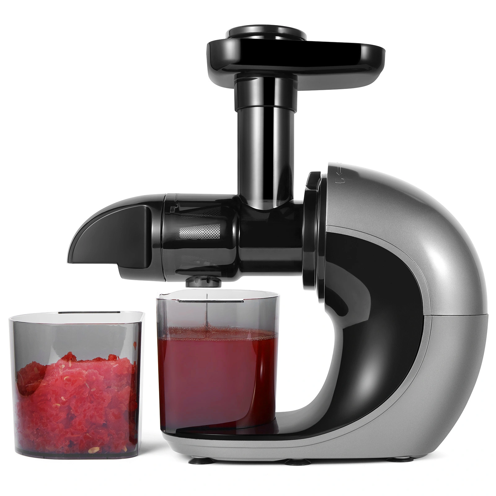 Slow Juicer Masticating Juicer Extractor for Fruits and Vegetables, Low Speed Cold Press Juicer with Wide Feeding Chute