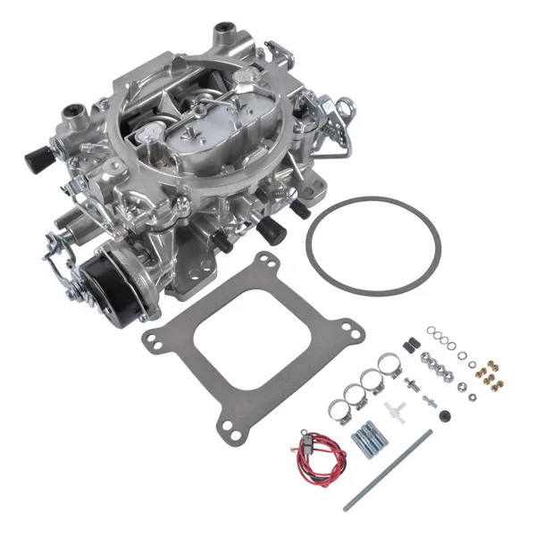 4 Barrel Carburetor 1403 500 CFM Performer with Electric Choke Square-Flange Fits for Chevy 305 Engine view 6