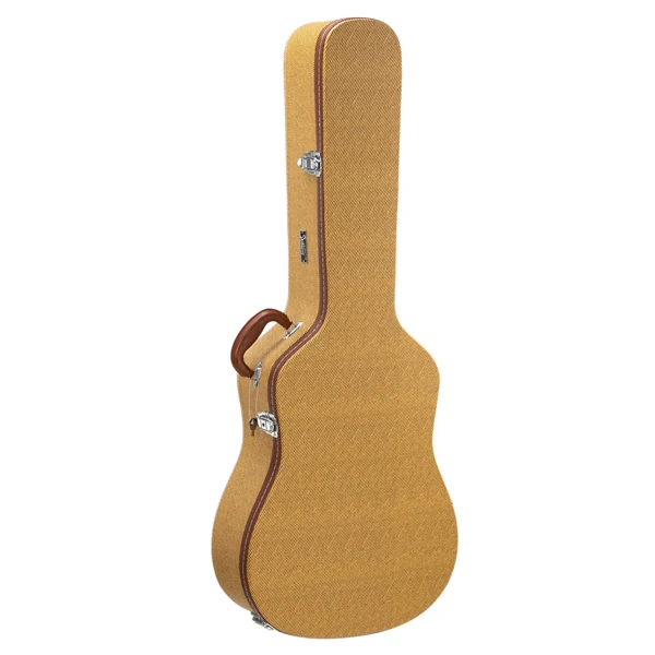 [Replace 46540529] 41" Folk Guitar Hardshell Carrying Case Fits Most Acoustic Guitars Microgroove Flat Yellow view 2