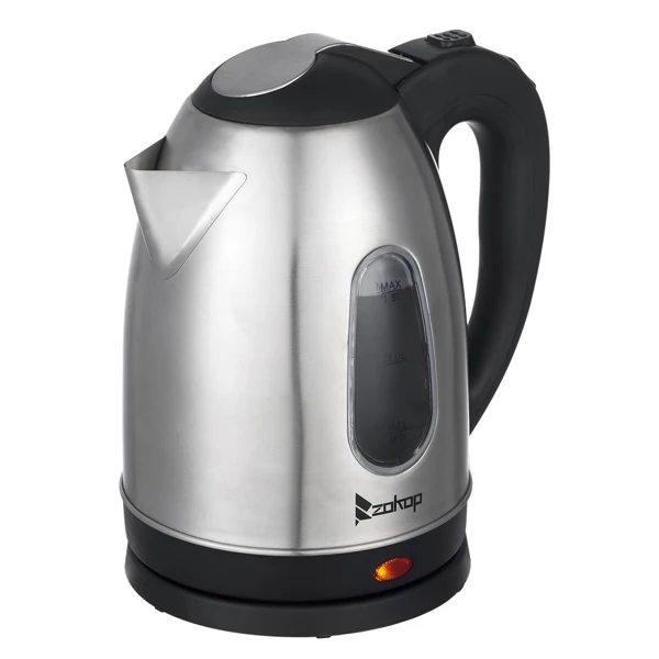 US Standard ZOKOP HD-1802S 120V 1200W 1.5L Stainless Steel Electric Kettle with Water Window [Same code 00574412] view 6