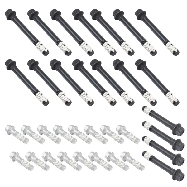 34Pcs Engine Cylinder Head Bolts for Chevrolet GMC C1500 C2500 Cadillac Escalade 5.7L ES72856 view 4