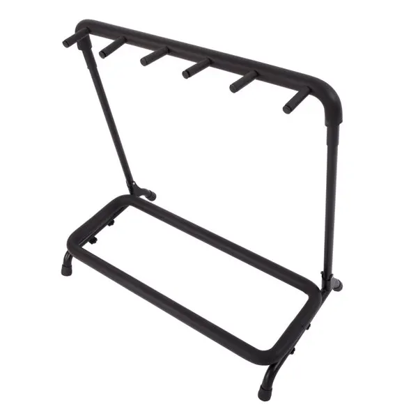 5-Slot Guitar Holder Rack Stand Black view 4