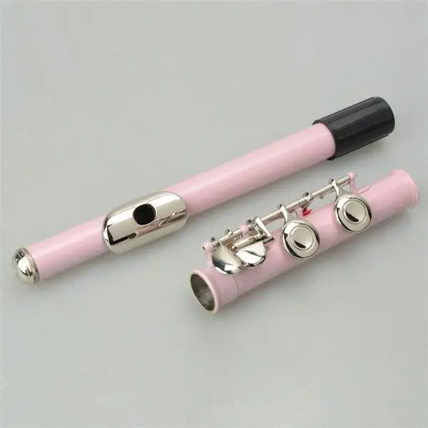 Cupronickel C 16 Closed Holes Concert Band Flute Pink view 6
