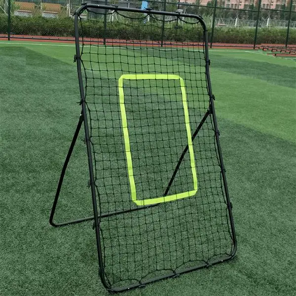 Professional Galvanized Steel Pipe Rebound Soccer/Baseball Goal Black view 6