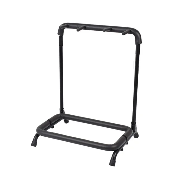 3-Slot Guitar Holder Rack Stand Black view 2