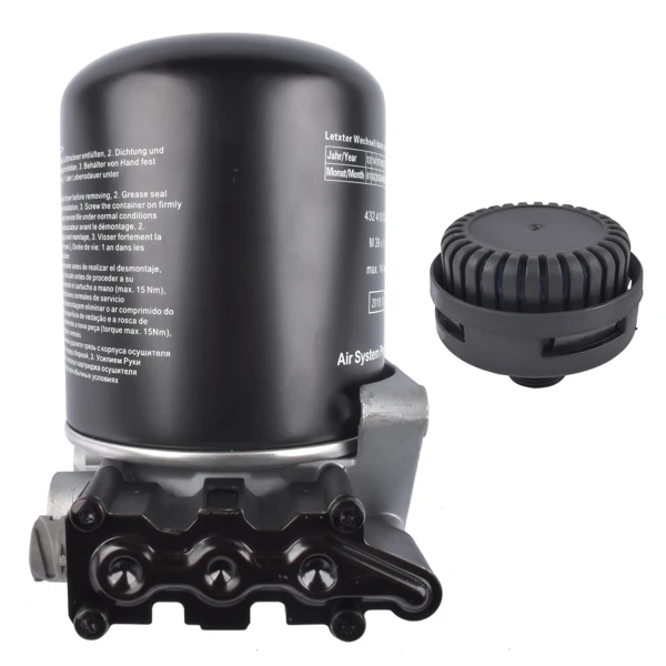 Air Dryer with Coalescing Cartridge 12V 100W for Volvo #21440978 4324252000 S4324252000 view 3