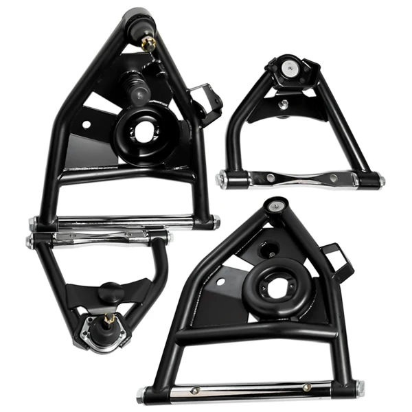 Set of 4 Upper and Lower Tubular Control Arm Kit Fits for Chevy GMC C10 Pickup 1963-1970 view 2