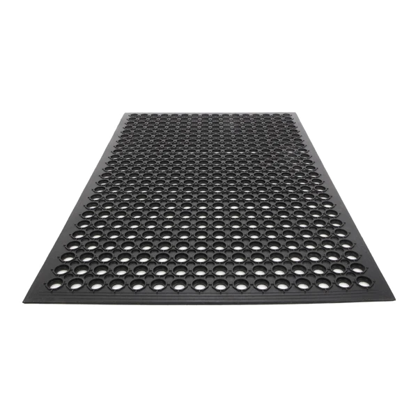 Bar Kitchen Industrial Multi-functional Anti-fatigue Drainage Rubber Non-slip Hexagonal Mat 60*90cm view 2
