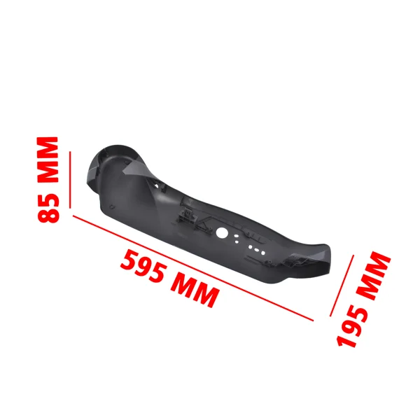 Front Left Driver Side Seat Trim Panel Fits for Tesla Model 3 Sedan 2017-2023 Model Y Sport Utility 2020-2025 Black 1Pc view 6