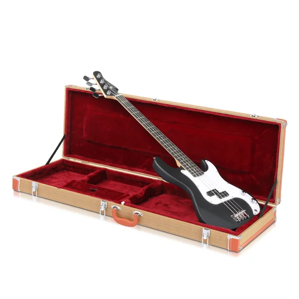 High Grade Electric Guitar Square Hard Case Flat Yellow view 5