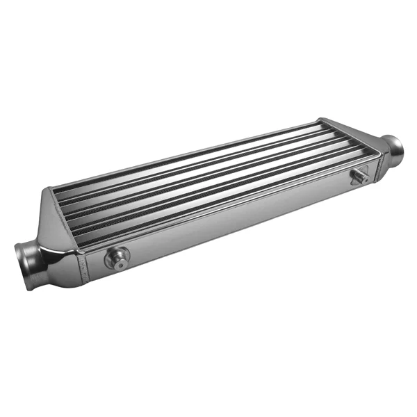 FIT for Universal Turbo Front Mount Aluminum Intercooler 27''x7''x2.5'' 2.5" In/Outlet view 3