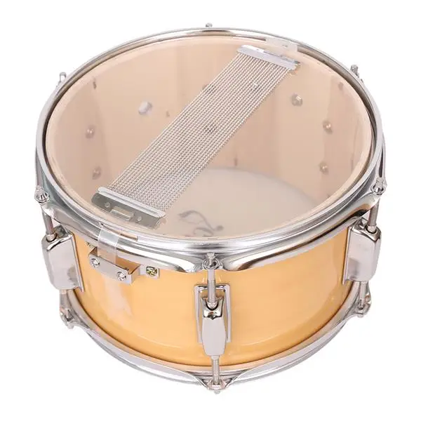 [Do Not Sell on Amazon] 10 x 6" Snare Drum Poplar Wood Drum Percussion Set Wood Color