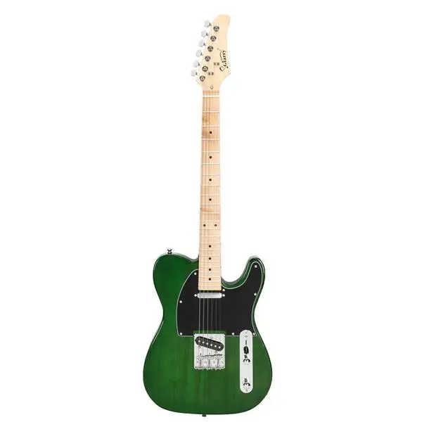 [Do Not Sell on Amazon] GTL Maple Fingerboard Electric Guitar (Green) Bag Strap Paddle Cable Wrench Tool view 2