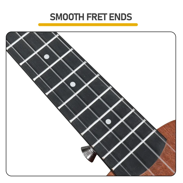 21in mahogany body rosewood fingerboard ukulele, cotton bag, capo, strap, picks*2, tuner,Strings,Dust cloth view 3