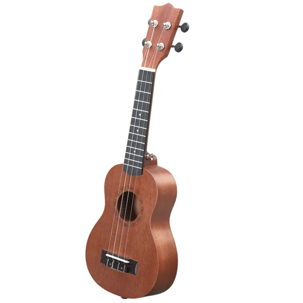21in mahogany body rosewood fingerboard ukulele, cotton bag, capo, strap, picks*2, tuner,Strings,Dust cloth