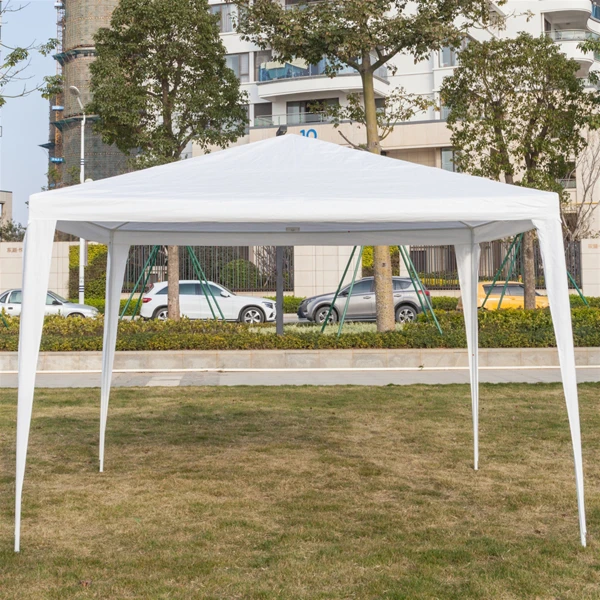 3 x 3m Waterproof Tent with Spiral Tubes White view 6