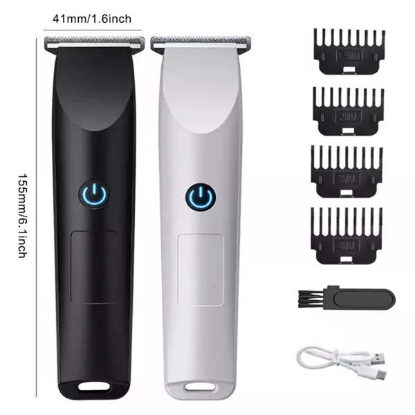 Men Pro Electric Hair Clippers Beard Trimmer Cutting Barber Shaving Machine Black view 3