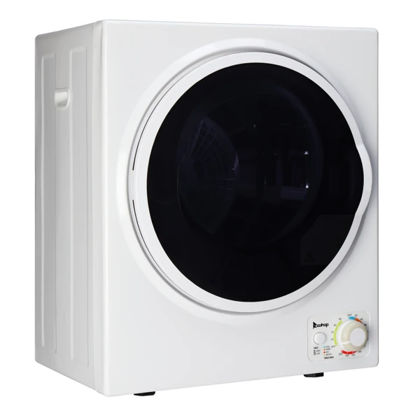 GYM25-78 Compact Portable Household clothes Dryer 1.6cuft with Stainless Steel Drum Black and White 120V MECHANICAL Control ETL Certification view 2