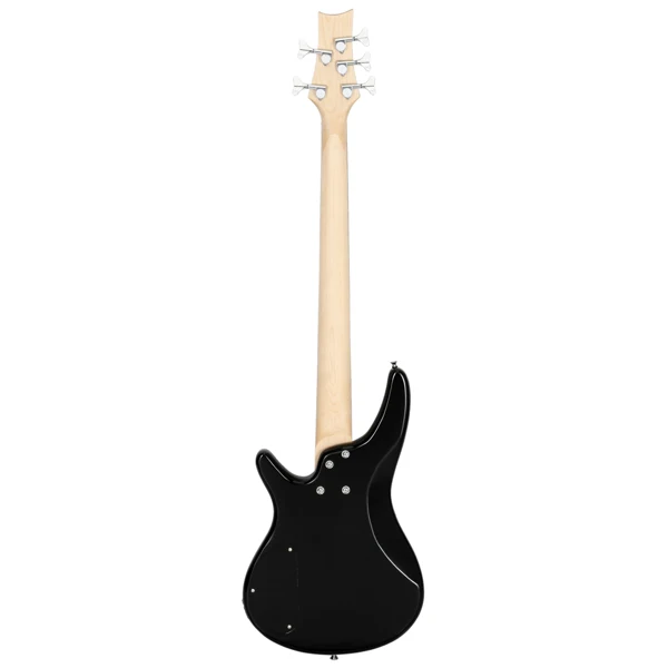 GIB 5 String Full Size Electric Bass Guitar SS Pickups and Amp Kit for The Experienced Player Sunset Color view 6