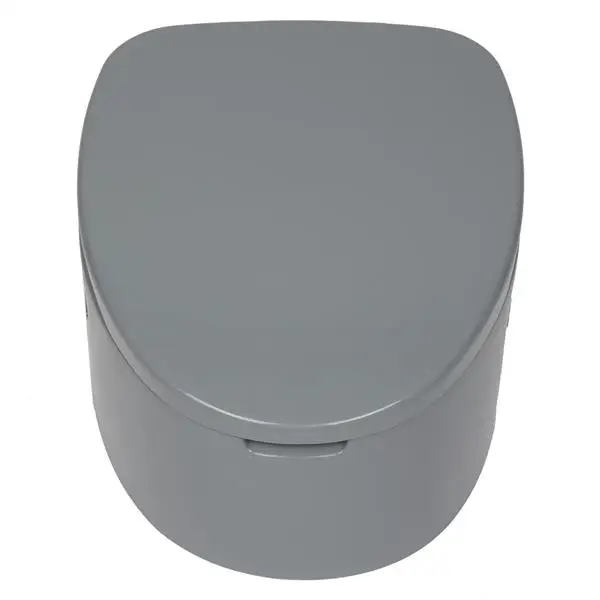 Portable Toilet with Non-slip Mat Grey view 6
